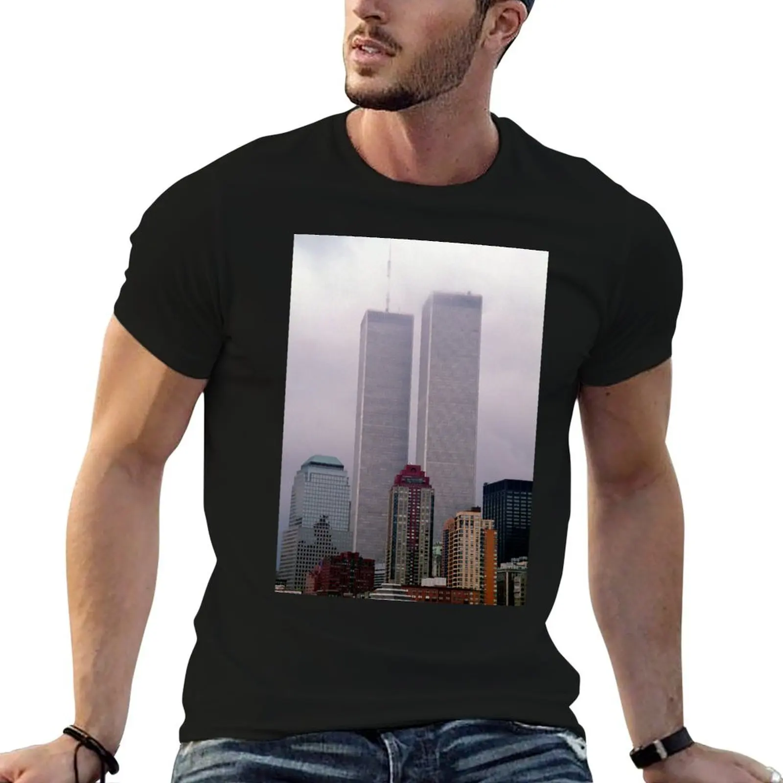 Prophecy - The World Trade Centers T-Shirt Work Outdoor Short Sleeve Tee