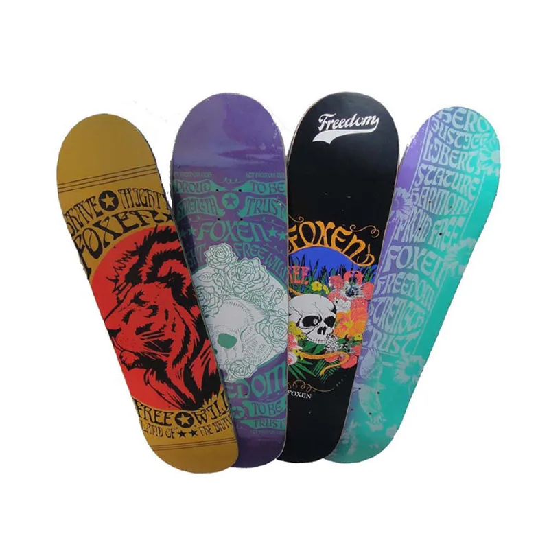 

Double warp skateboard, seven layers with maple, professional skateboard surface