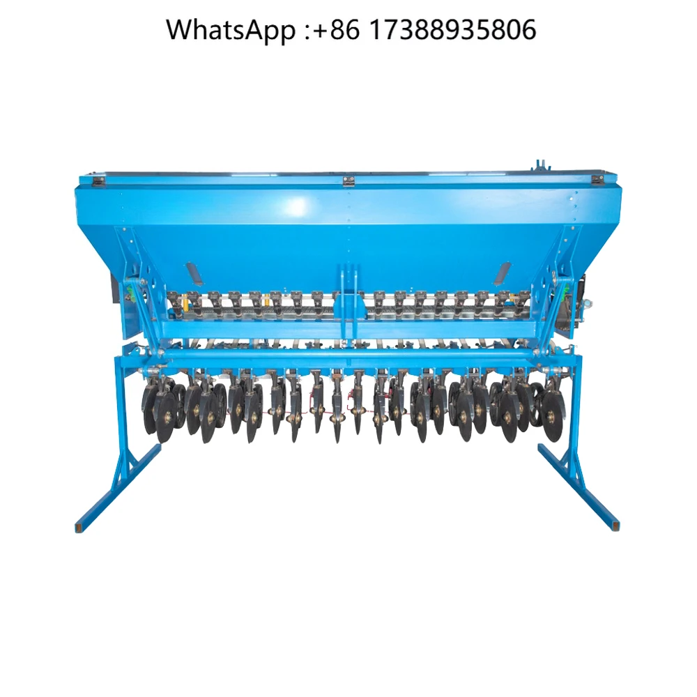 Hydraulic Folding Seed Planter 4m Transport Width 1.5m Gear Core Components 20 Rows Long Service Life Road Safety Lights