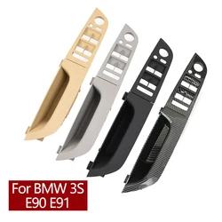 Left Driver Door Handle Window Switch Cover Panel Trim Pull Handles Replacement For BMW 3 Series E90 E91 316 318 320 325 328i