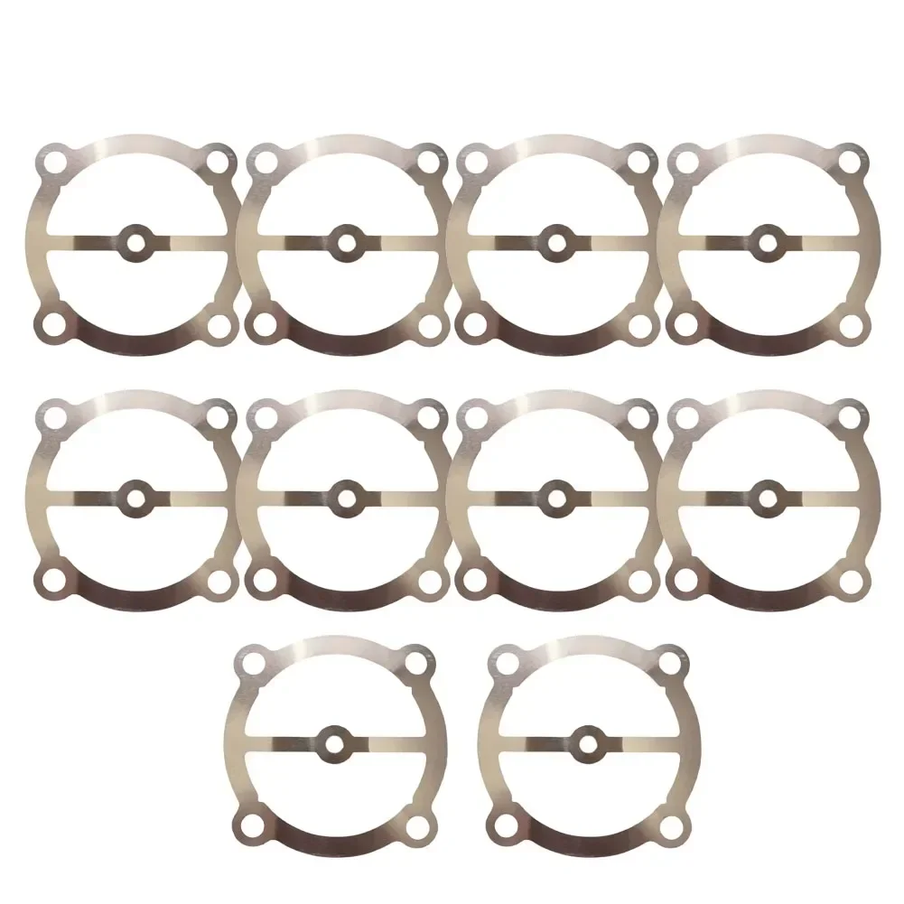 10PCS Valve Plate Gaskets Washers Aluminum For Oil/Oil Machine Air Compressor Air Cylinder Head