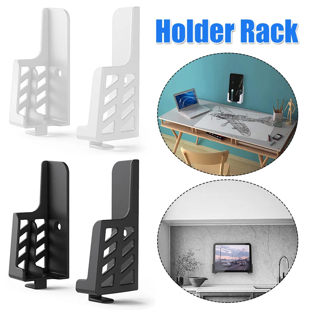 2pcs Tablet Wall Mount Stand Phone Holder for ipad/iphone Adjustable Viewing Angle Universal Phone Frame Stand Bracket
