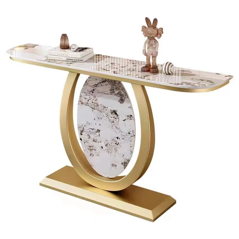 

High-end light luxury entrance table living room modern simplicity