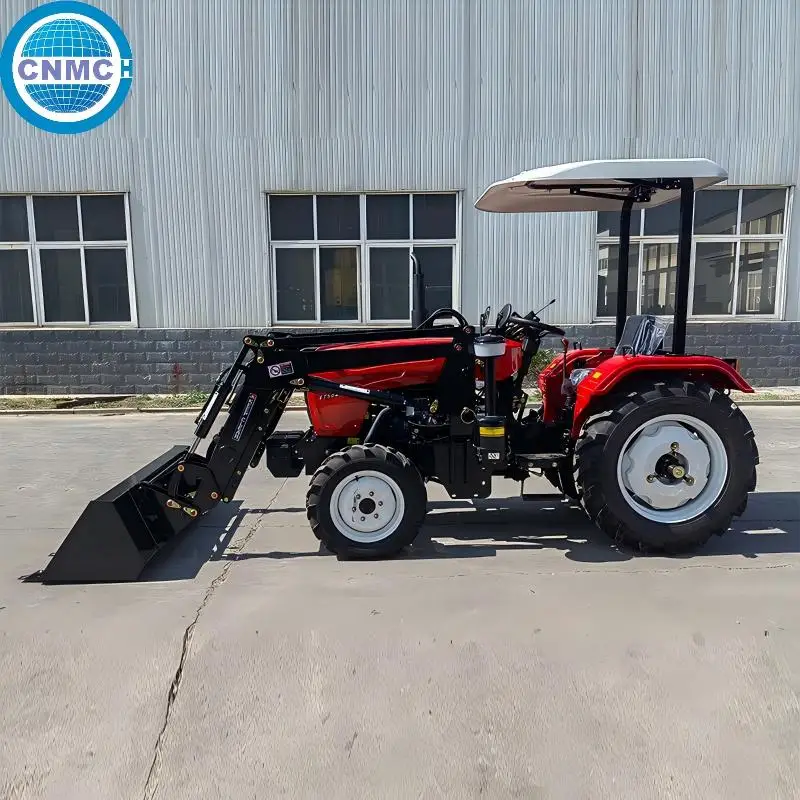 

CNMC 4x4 Wheel Tractor Compact Type 25HP Tractor With Bucket Customization EPA CE Certified Farm Use Made In China