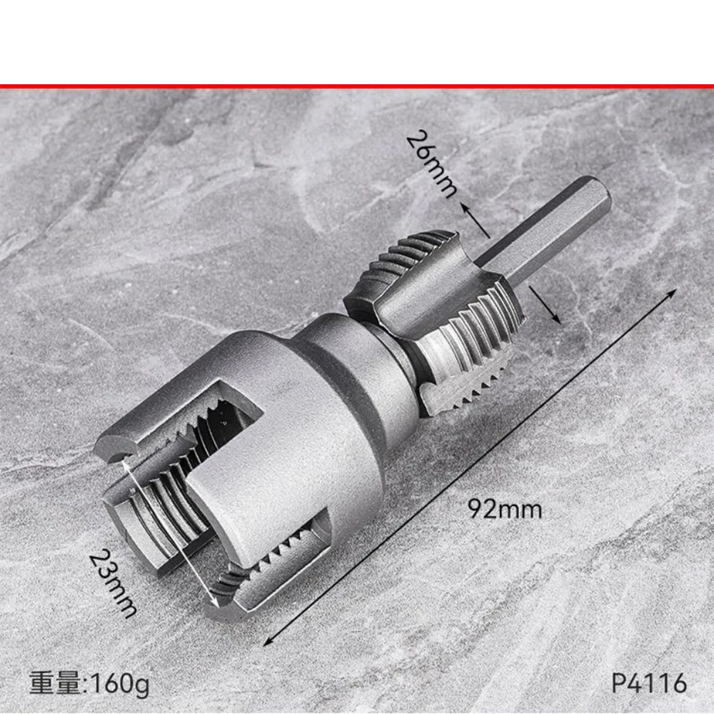 DN15 DN20 Pipe Threading Tool Hex Shank Die Internal External Threads 1/2&3/4 Water Pipes PPR PVC MPP Manganese Steel Detachable