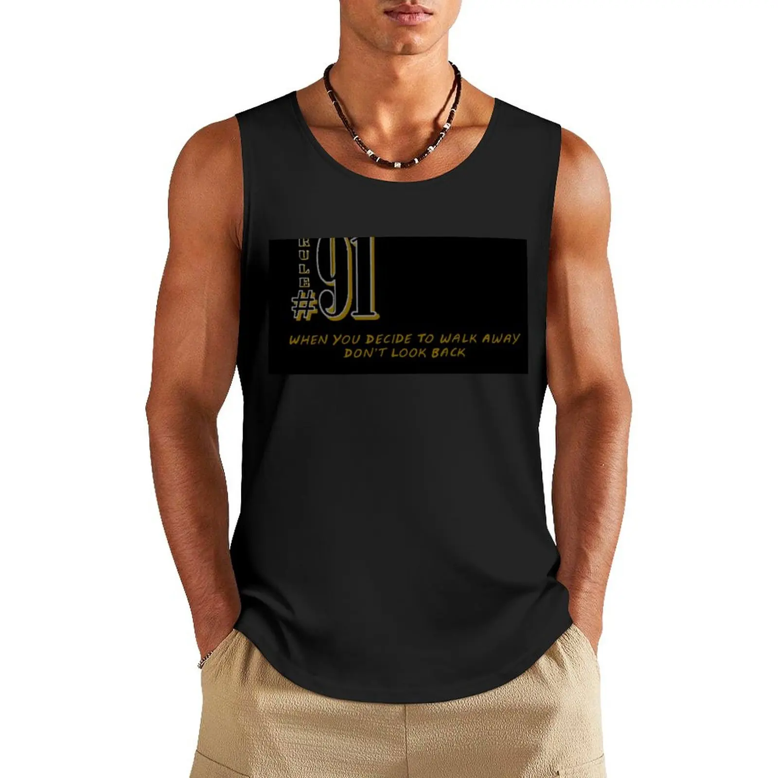 GIBBS RULE 91 Tank Top gym clothes men fitness Sleeveless men