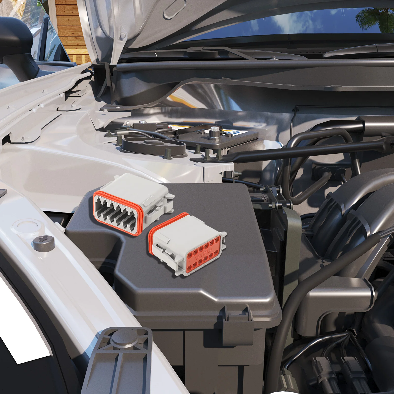 438 قطعة DT طقم توصيل مقاوم للمياه صندوق أدوات إصلاح مع دبابيس وكماشة DT06-2/3/4/6/8/12S DT04-2/3/4/6/8/12P