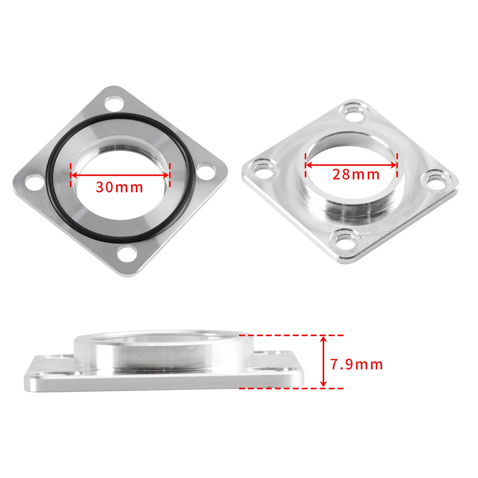 Areyourshop CNC Oil Seal Casing 221851 Fits for Simson Engine M500 - M700 S51 S53 SR50 S70 Aluminum Sealing Cap with O-Ring