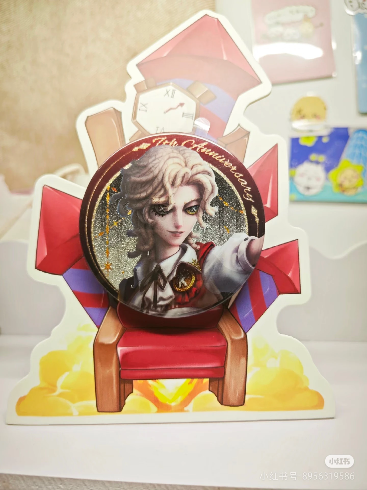 

[Official Collaboration] in Stock KFC X Identity V Knight Richard Sterling Mentor K Badges Card Bucket Cup Sleeve Greeting Card