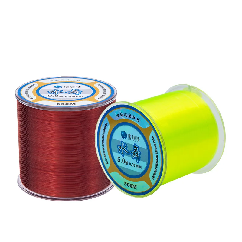 500M Nylon Thread Water Dance Fishing Sea Pole Shooting Fishing Line Y239