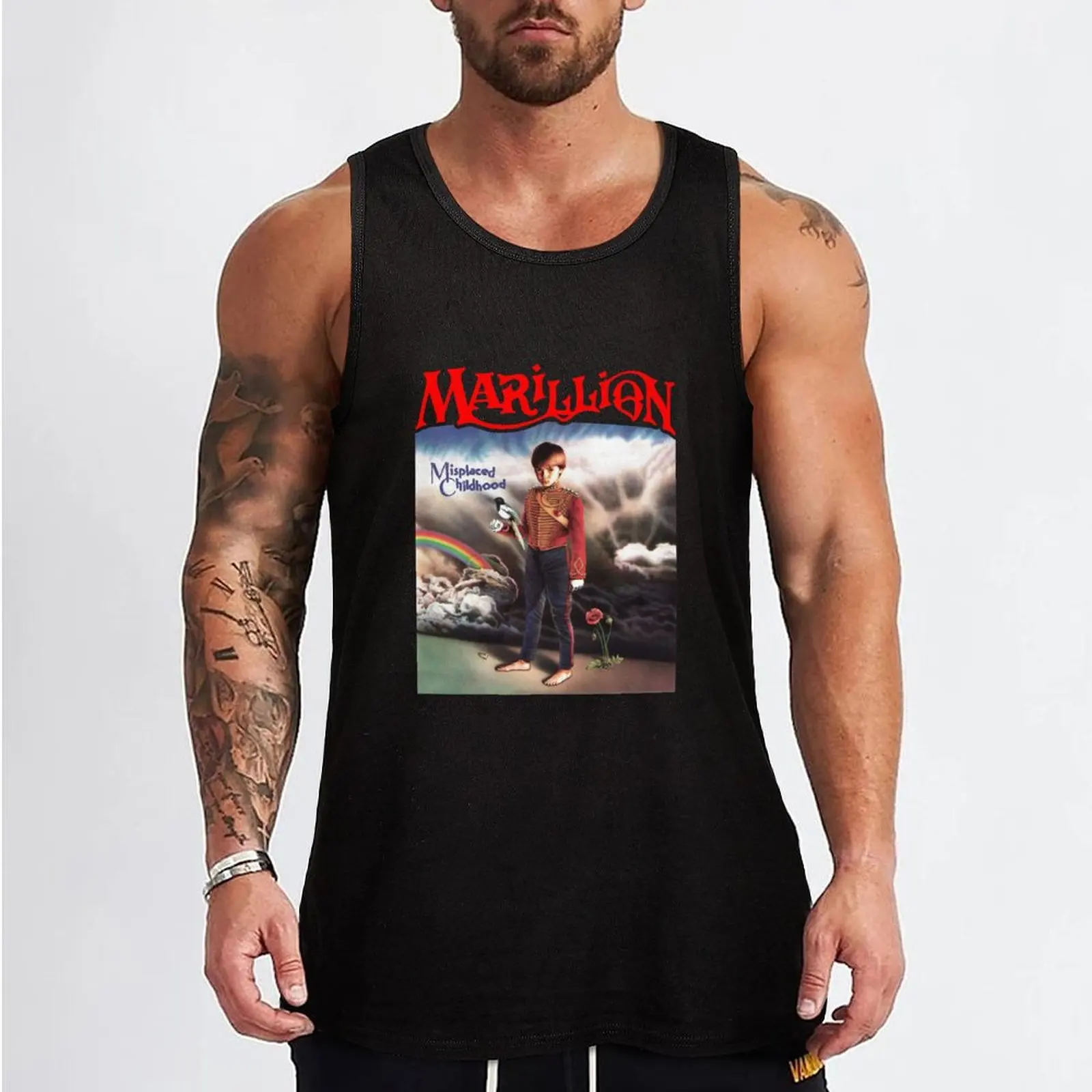 Misplaced Childhood - MARILLION BAND Tank Top Men's summer t-shirt Sleeveless top Men's summer vest men clothing