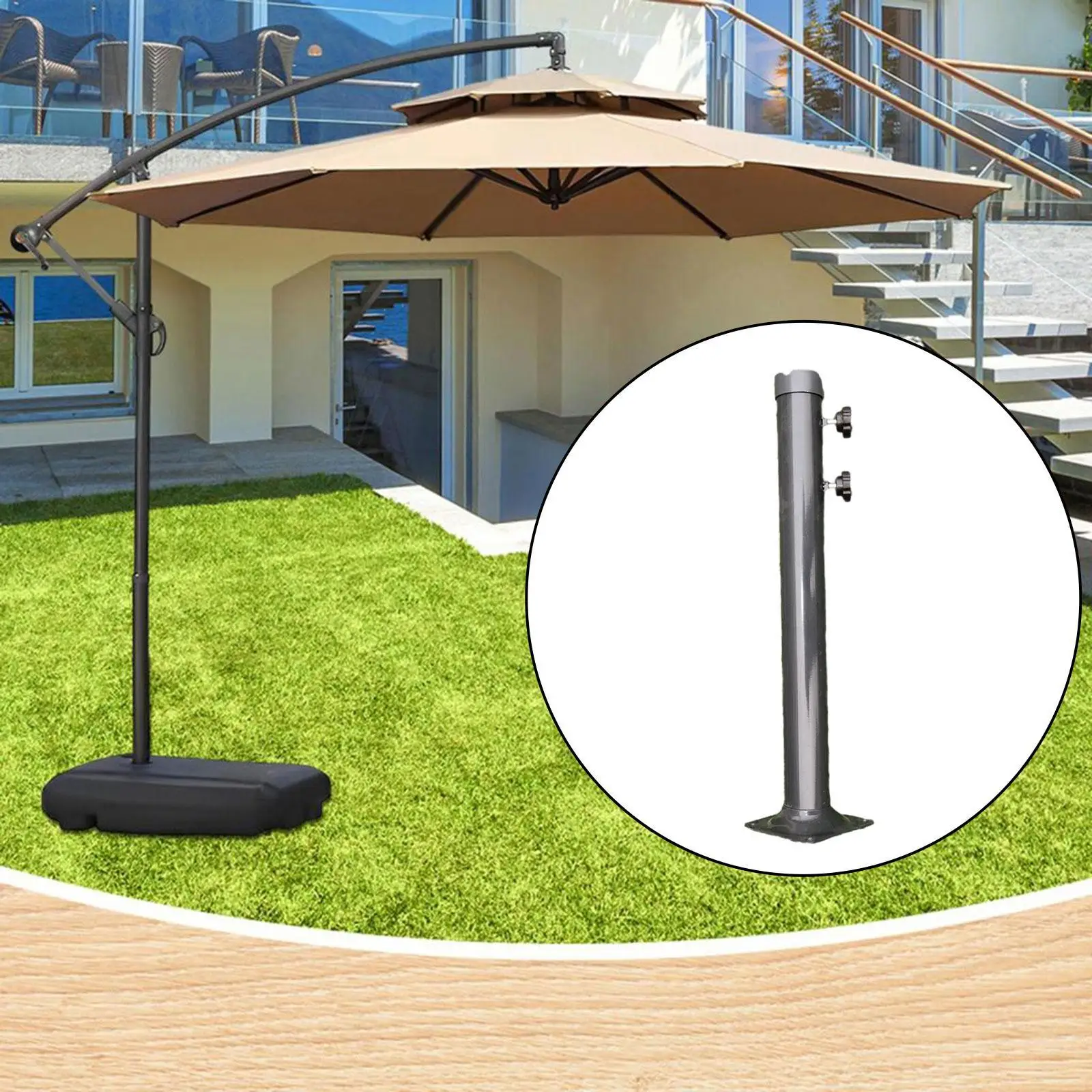 

Основание для крепления зонта, крепление для зонта, сверхмощный зажим для зонта, крепежная стойка для уличного пляжа, пикника, двора, сада