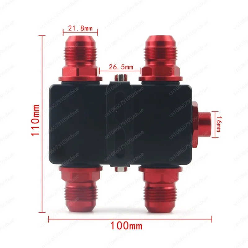 Car modification accessories Oil-cooled oil filter thermostatic adapter with AN10 connector Car oil cake