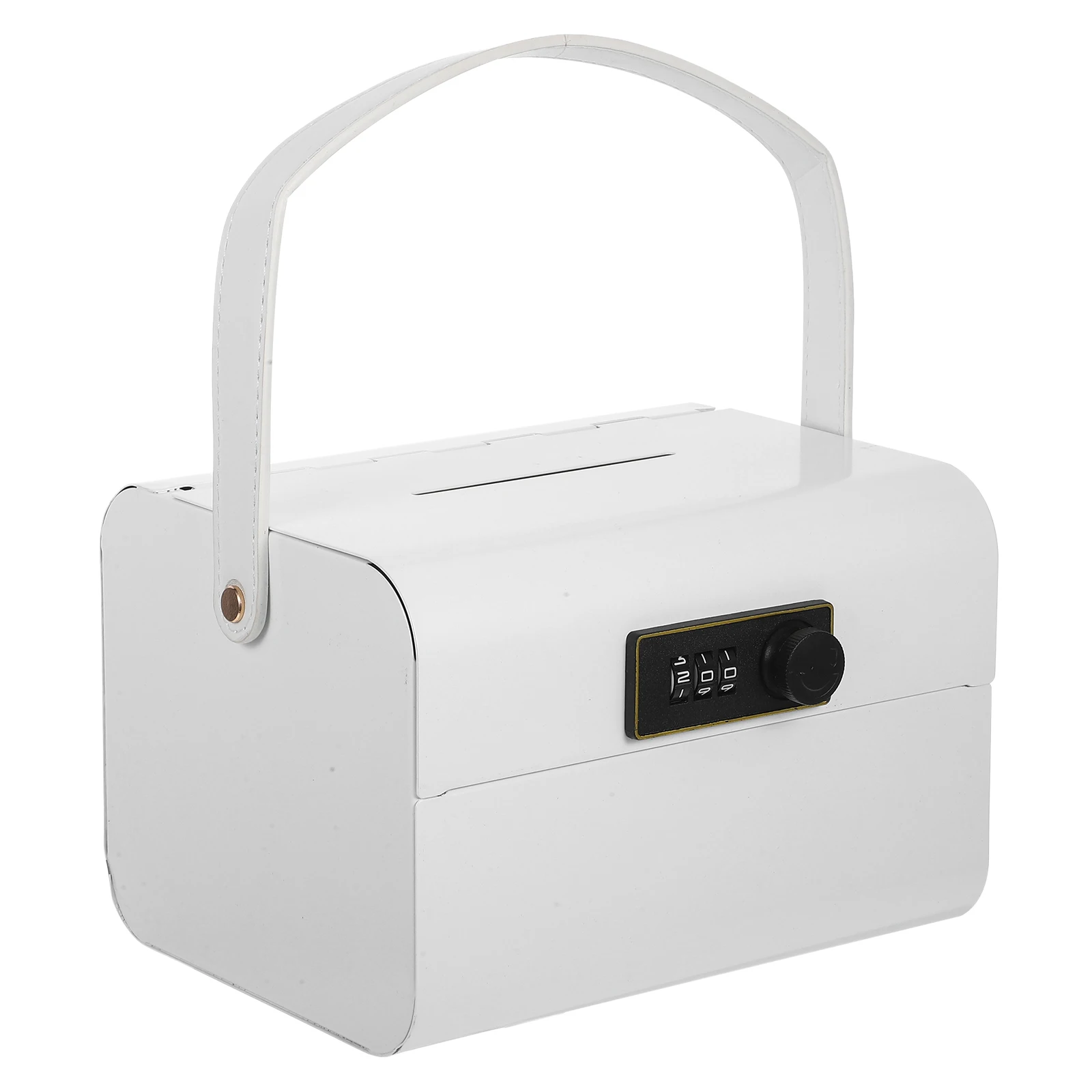 Детский банк экономии, железный ящик, очаровательный дизайн, однотонный материал с паролем, чехол для хранения денег, винтажный сейф для копилки