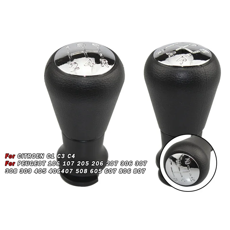 

Suitable for Peugeot 206 307 black shift handball modified gear head high-quality accessories wear-resistant and anti-fouling