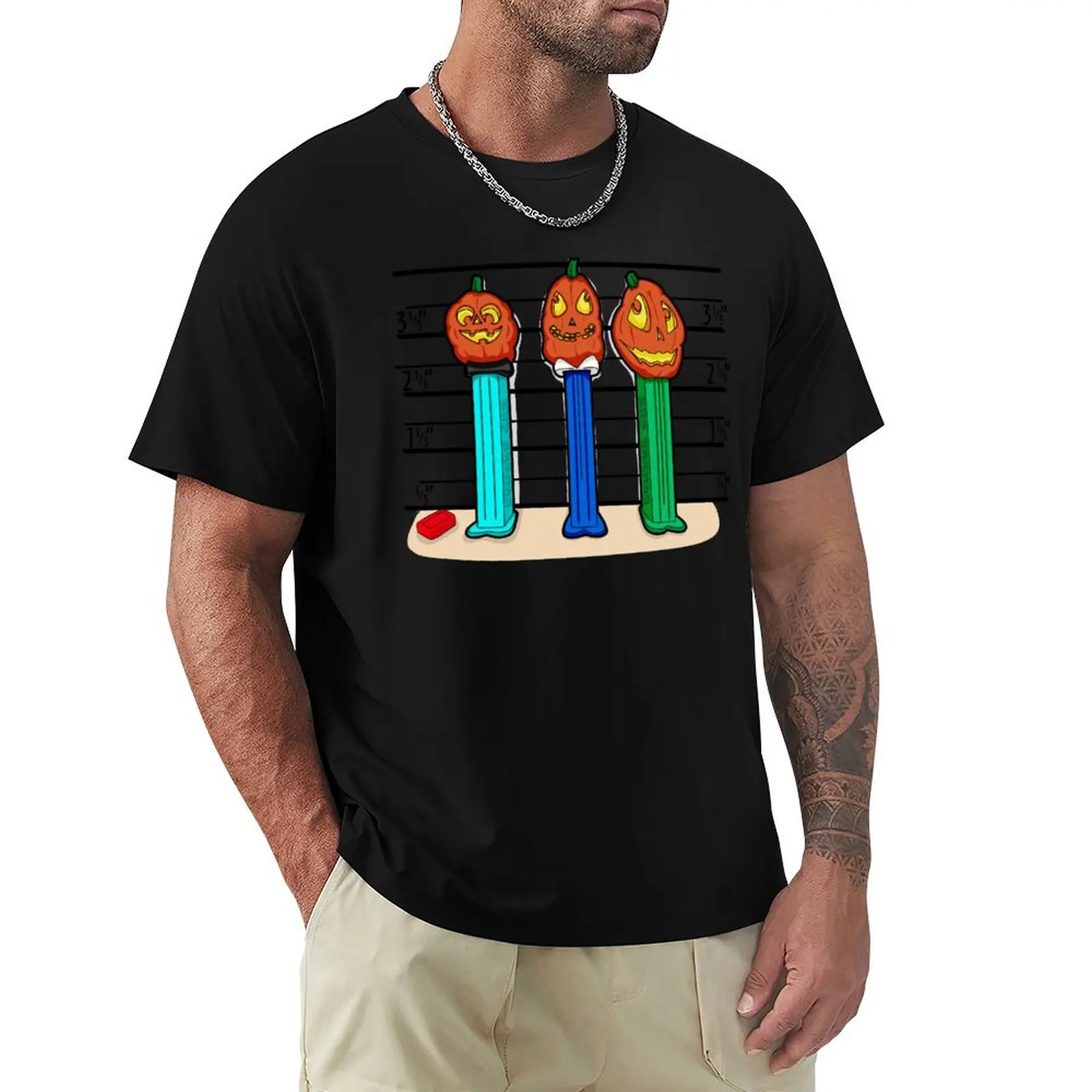 

Pumpkin Lineup T-Shirt Breathable Gym Short Sleeve T-Shirt