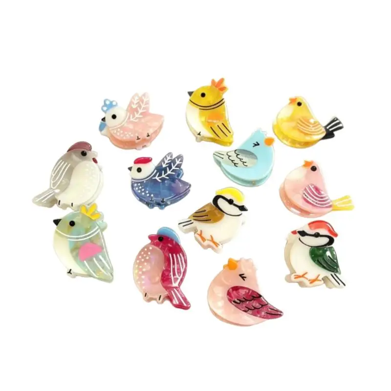 MINI Birds Chicken Hair Claw Tiny Ctue Suitable For Bangs Hair Claw Clips Hair Accessories For Women Girls