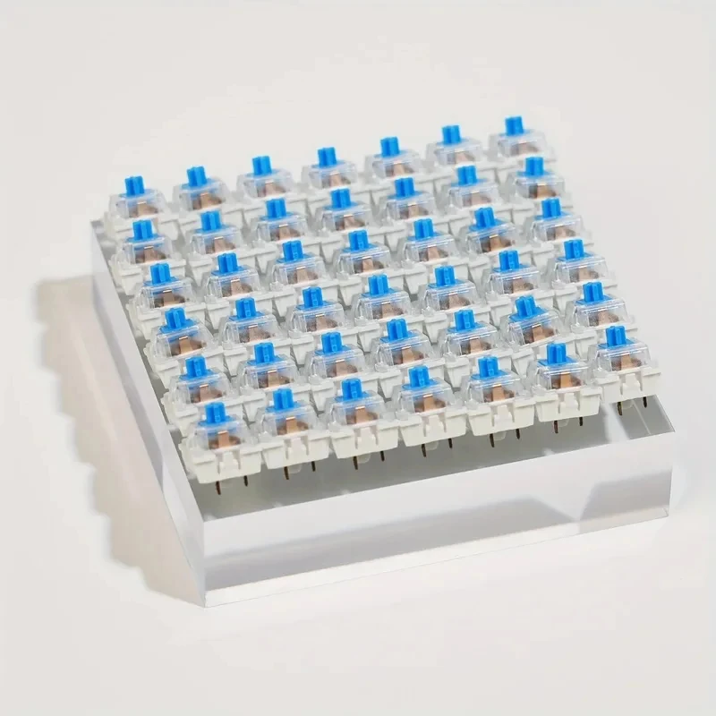 50/100pcs Mechanical Keyboard Switches Blue Black Red Brown Cross Stem Hot Swappable DIY Switch with Keycap Puller image 3