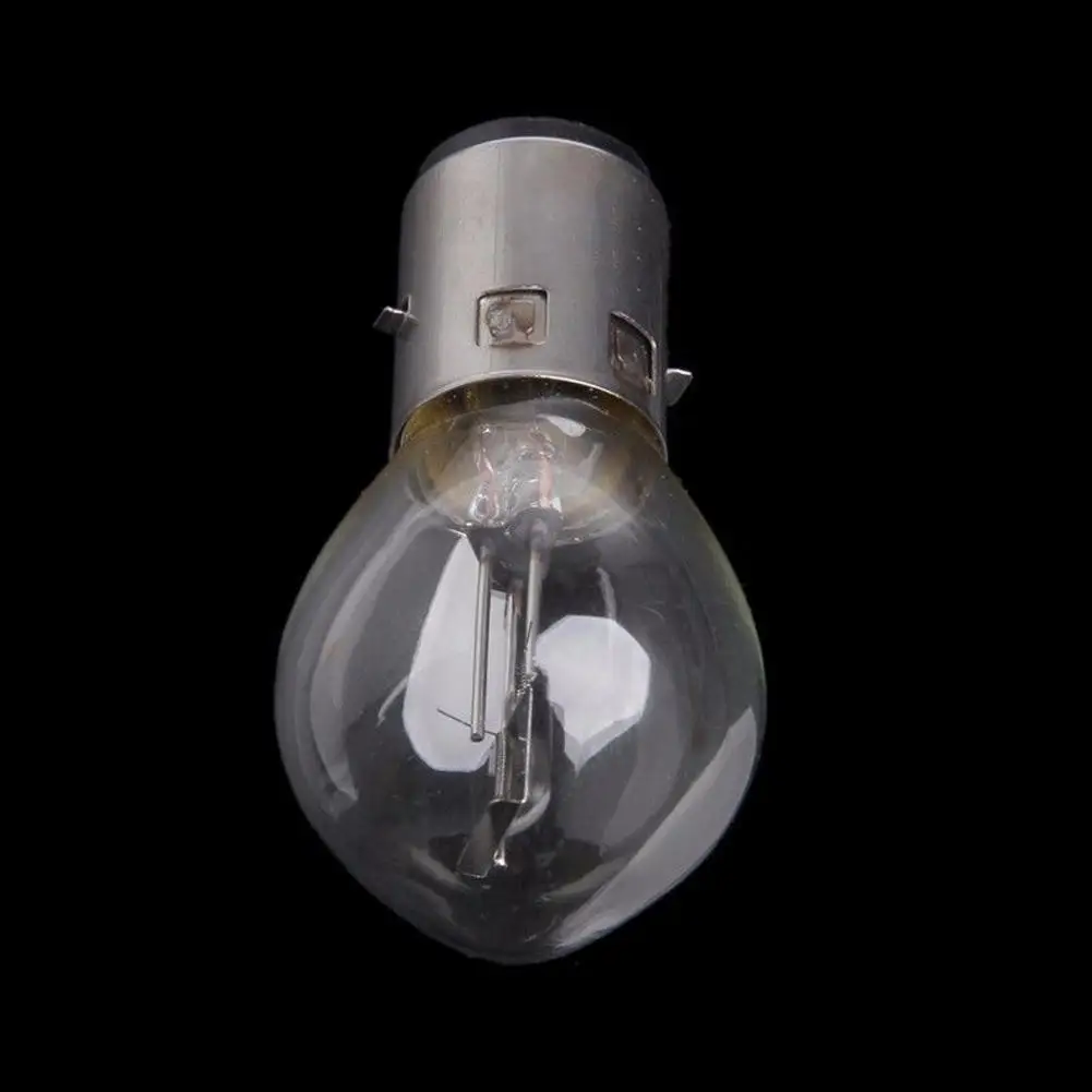 1/3/10pcs BA20D High Brightness LED Bulbs 12V 35/35W Halogen Headlight Singal Lamp Bulb Amber For Motorcycle ATV Moped Scooter image 5