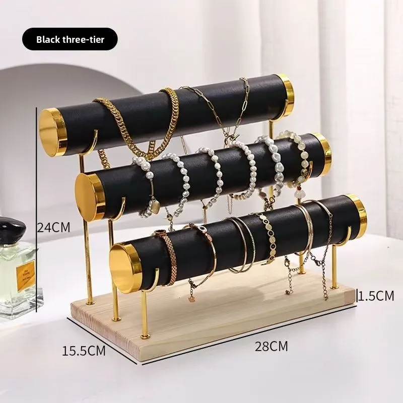 Phnom Penh Bracelet Rack, Bracelet Storage Rack, Wrought Iron Jewelry Rack, Trapezoidal Organizer, Metal Bracelet Display