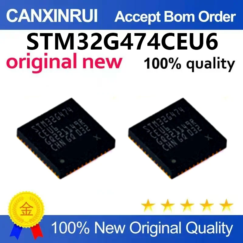 （5pcs-100pcs)Original genuine STM32G474CEU6 QFN-48 packaged ARM embedded 32-bit microcontroller chip