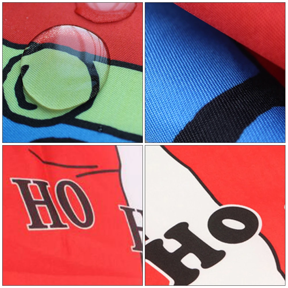 

2 Pcs Santa Claus Apron Kitchen for Men Cooking Women Aprons Christmas Adult Funny Costume Printing Personality Miss 's