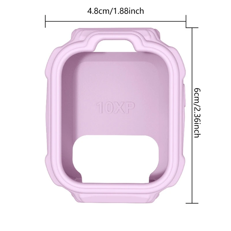 Caixa carcaça à prova choque da capa silicone D0ua para 360 10x Casa pára -choques cobertura completa Casa à