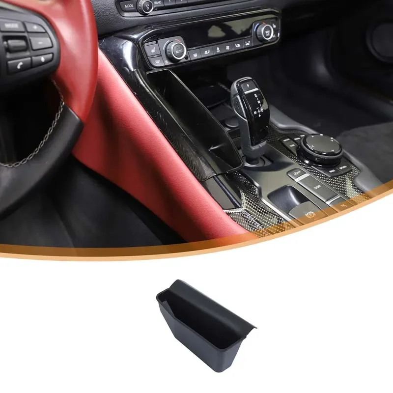 

For Toyota Supra2019+ style gear side storage box Storage box on the gear side Functional storage accessories ABS 1pcs