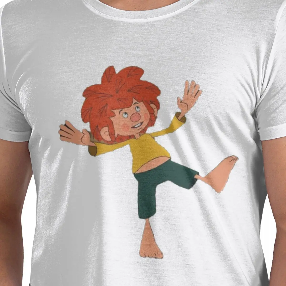 

Sein Pumuckl футболка из 100% хлопка, мужские классические футболки, мужские футболки с круглым вырезом и коротким рукавом, S-6XL