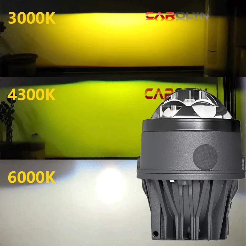 

Dual Laser Bi-LED Projector Lens 3 Inch 120W High Power Car Fog Light Universal Fit Replacement For SUV Truck Pickup