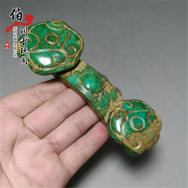 

Gao Yu, Ming and Qing Dynasties, Dong jade Ruyi, old Xiuyu, hand handles, ornaments, pendants, collections