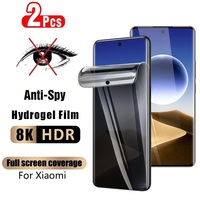 2Pcs Anti-Spy Screen Protector For Xiaomi Redmi Note 10 13 Pro 5G 12S 11S 10S 10 S 11 12 Plus Privacy Hydrogel Film