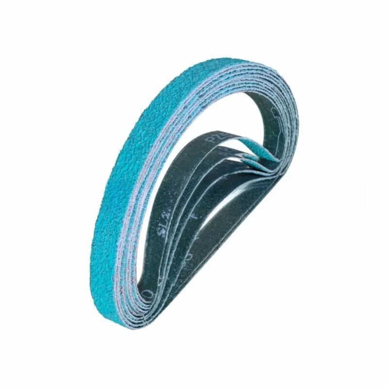 50pcs Zirconia Alumina Sanding Belt 10x330mm 20x520mm Ceramic Abrasive Belt For Pneumatic Sander Metal Polishing Deburring