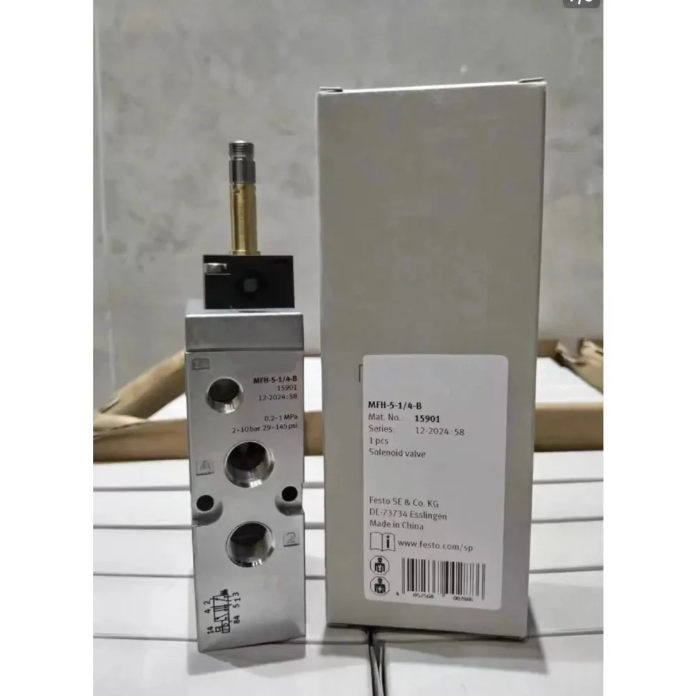 Válvula Solenoide Original MLH-5-1/8-B 533137 MLH-5-1/4-B 533138 MFH-5-1-4  MFH-5-1-8  MFH-5-1-4-B