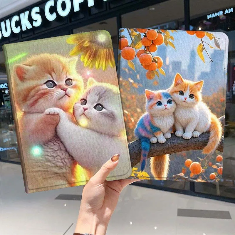 

Popular Sunset Cat Art Gift For Samsung Galaxy Tab A7 A A8 A9 A11 S6 S11 10.1 10.4 10.5 Inch Lite PLus Soft Tablet Case