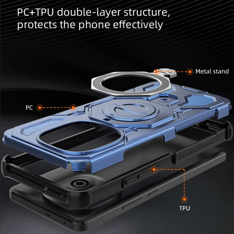 Armatura Magnetica Per vivo iQOO Z10 Turbo Caso vivo iQOO Z10 Turbo Copertura Paraurti Magsafe Custodia di Ricarica Senza Fili vivo iQOO Z10 Turbo