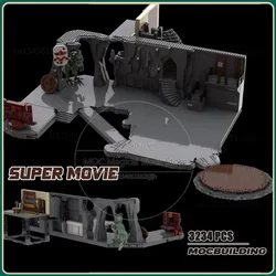 Super Movie Animated Series MOC Building Blocks Batmobile Parking Pad DIY Assembly Technology Bricks Collection Model Toys Gifts