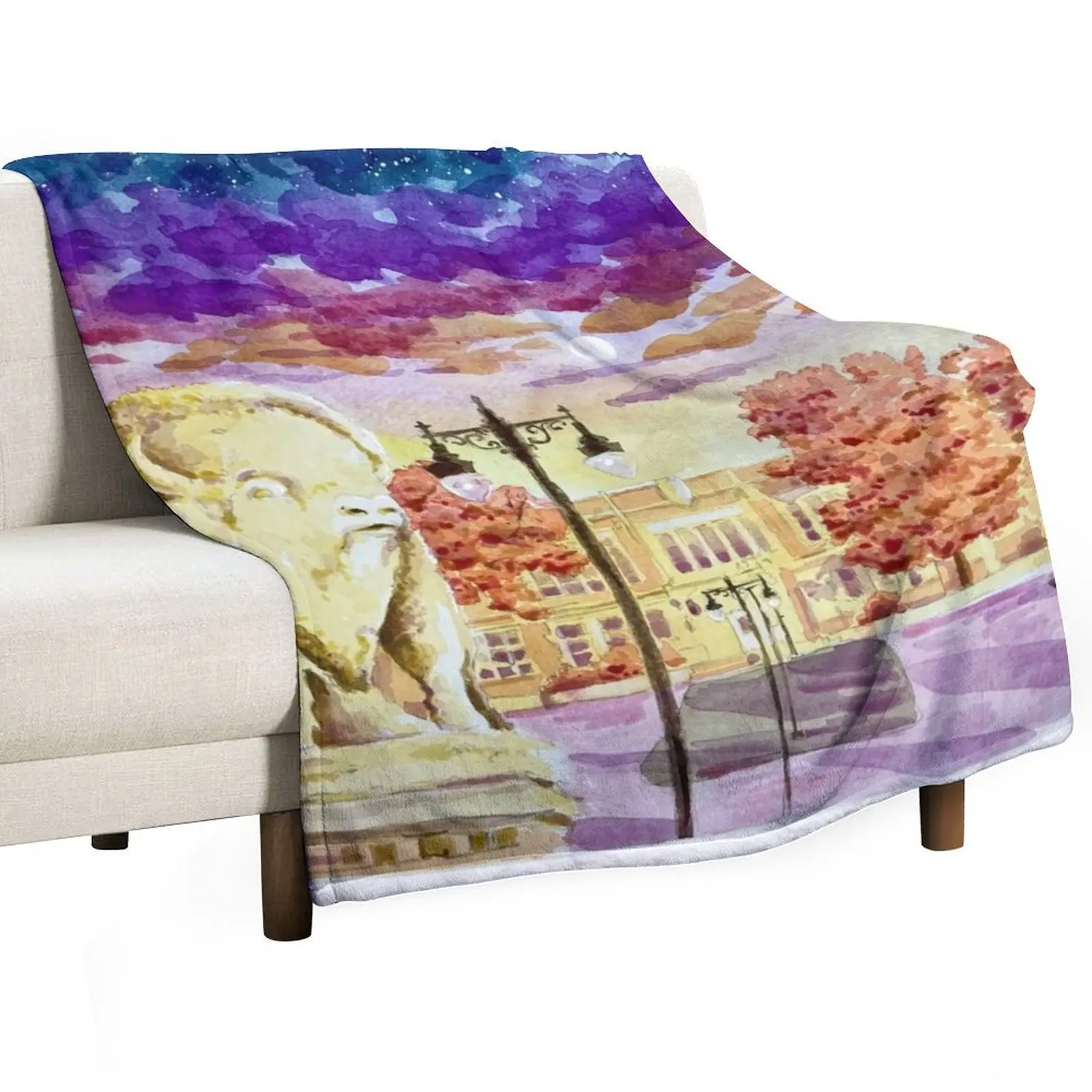 

Atwood Buffaloes Throw Blanket Fade Resistant Durable Throw Blanket