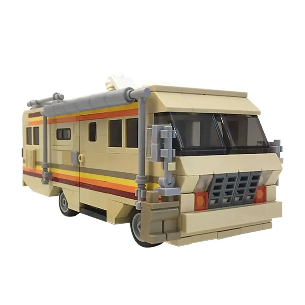 

Iconic RV Motorhome Model from TV Show 478 Pieces Building Toys Set MOC Build