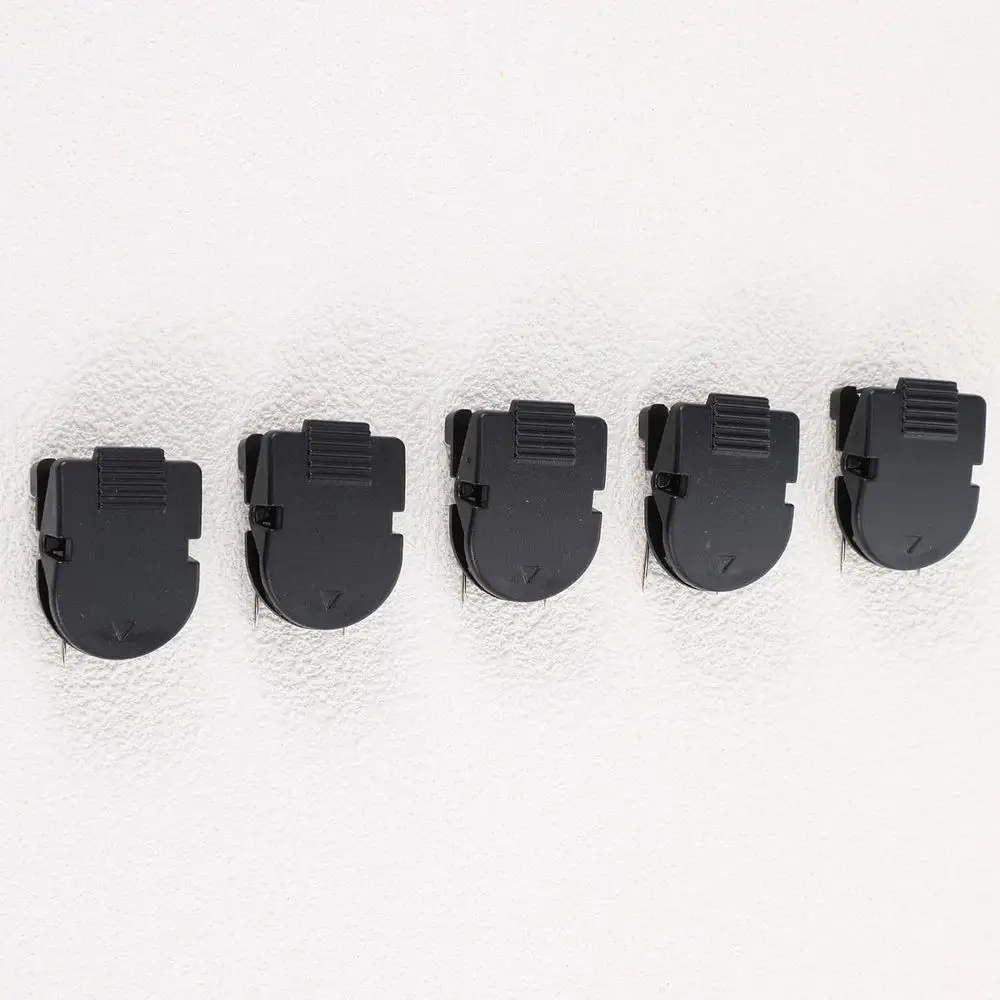 80 قطعة من مشابك الأقمشة، ملحقات المكعبات، لوحة تقسيم القماش، مشبك جداري لصور المكتب (أسود، أبيض)