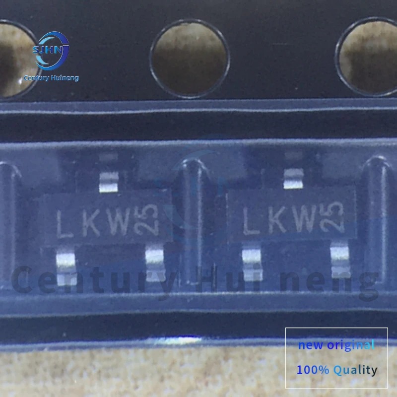 10PCS/lot New Original PMBTA45 LKW 500V/150mA NPN High Voltage Low Transistor SOT-23 Font:LKW