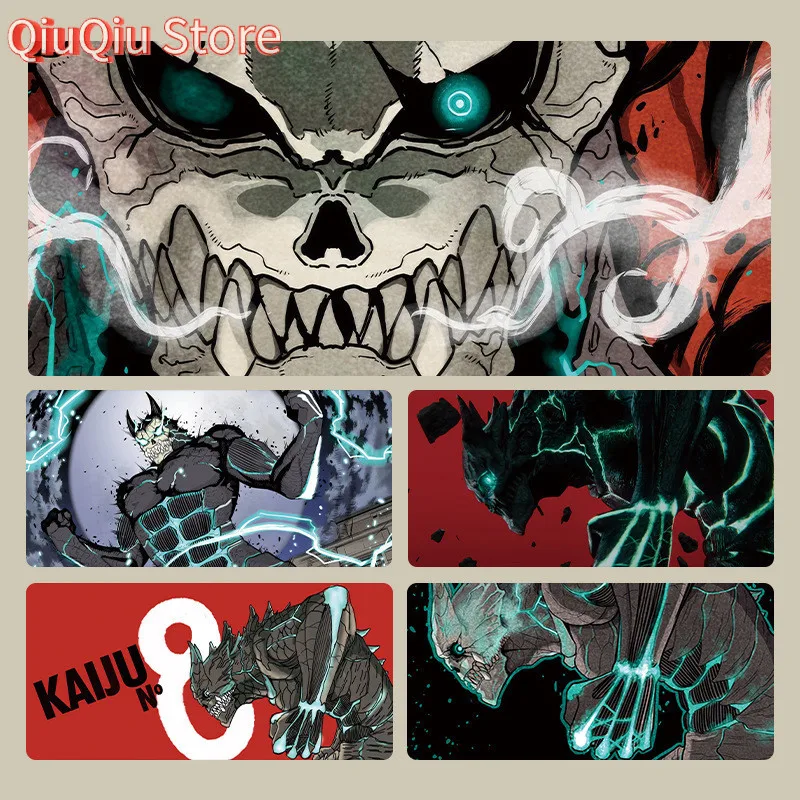Anime Monster No. 8 Miếng Lót Chuột Quá Khổ Miếng Lót Bàn Chống Bụi Bẩn Miếng Lót Bàn Phím Chống Trơn Trượt