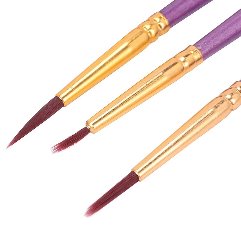 Набор кистей для рисования акварелью, маслом, холстом, керамикой, глиной, деревом и моделями, 40 шт.