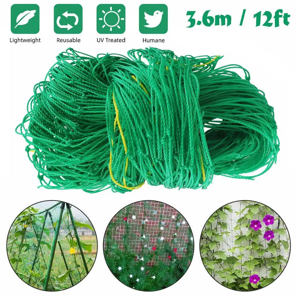 

YOUZI Premium Garden Plant Climbing Net Trellis Netting Mesh Support Fruit Vines Vegetable Beans For Shelves Walls Trees