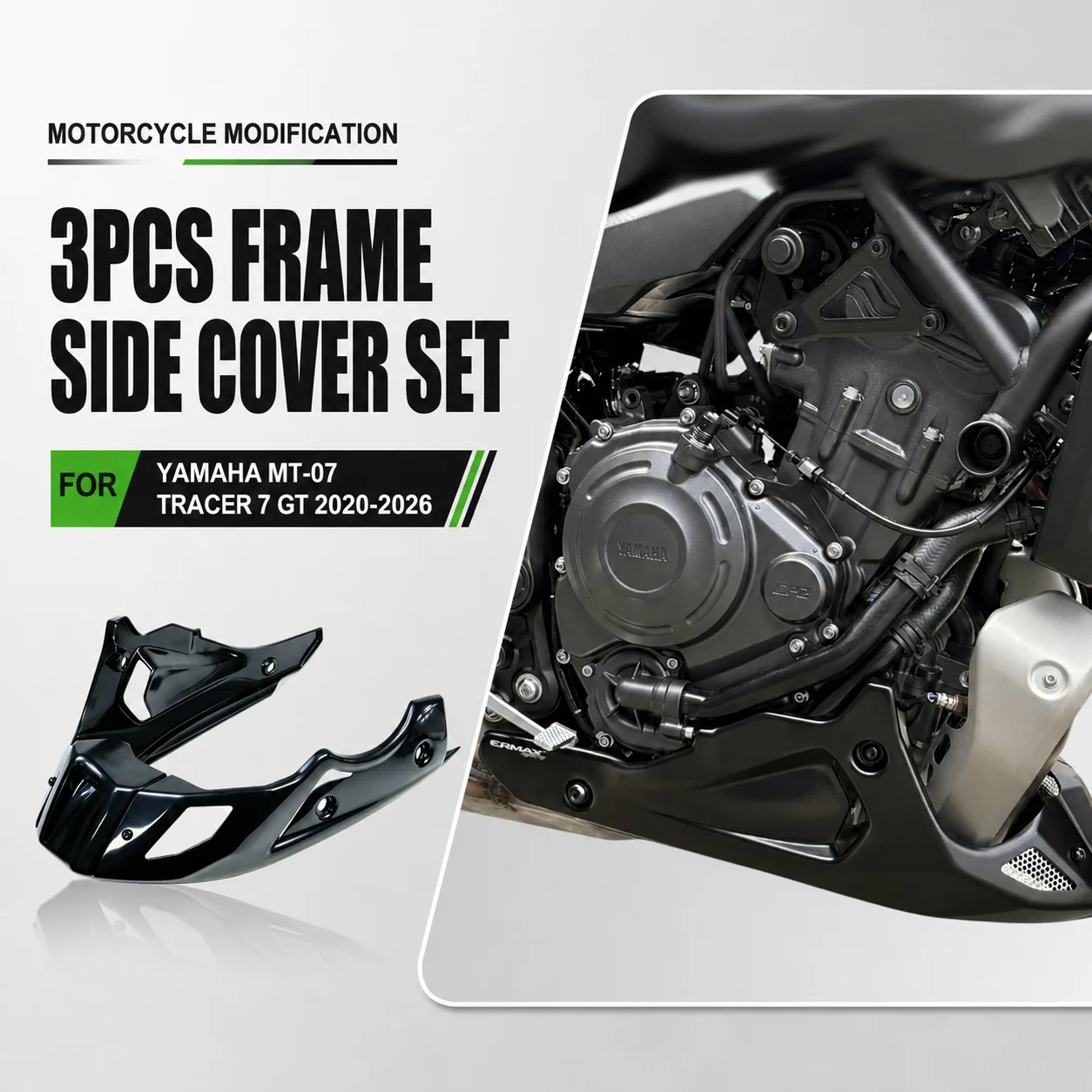 For YAMAHA Tracer 7 GT Tracer7 MT07 MT-07 MT 07 2020-2026 2025 2024 Belly Pan Lower Engine Chassis Guard Motorcycle Accessories