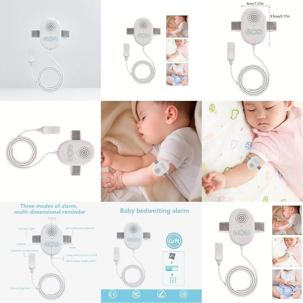 

Детская сигнализация приучения к горшку в ночное время, перезаряжаемая сигнализация об обнаружении мочи с регулируемым звуком и