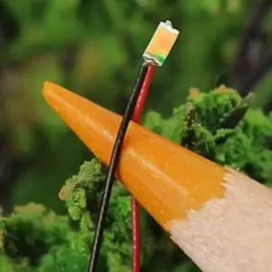 20pcs Prewired For SMD LED 0603 Warm White Light Emitting Diode 12V DIY Model For DIY Landscapes For Create A Natural Look