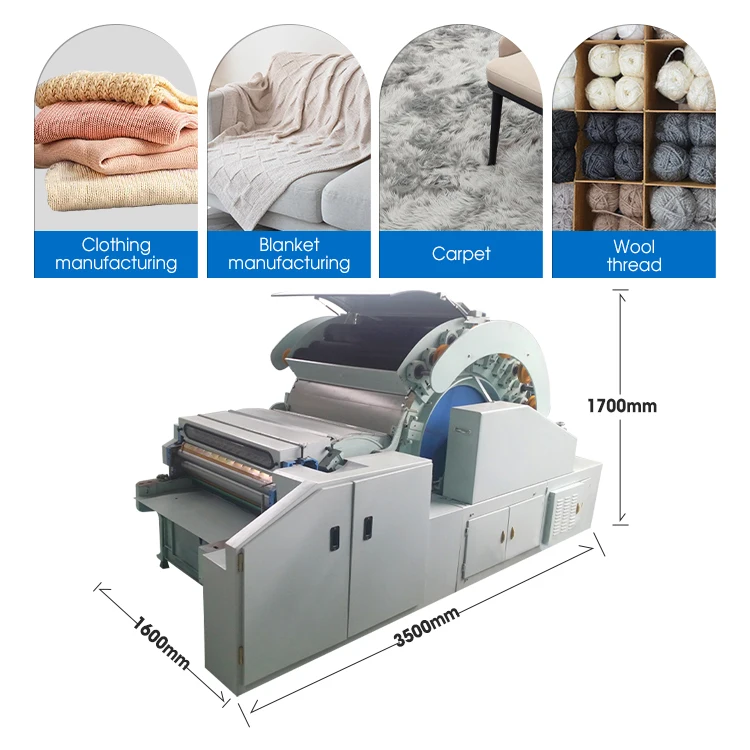High Quality Carding Machine  Wool  Processing Machine Small Wool Carding Machine