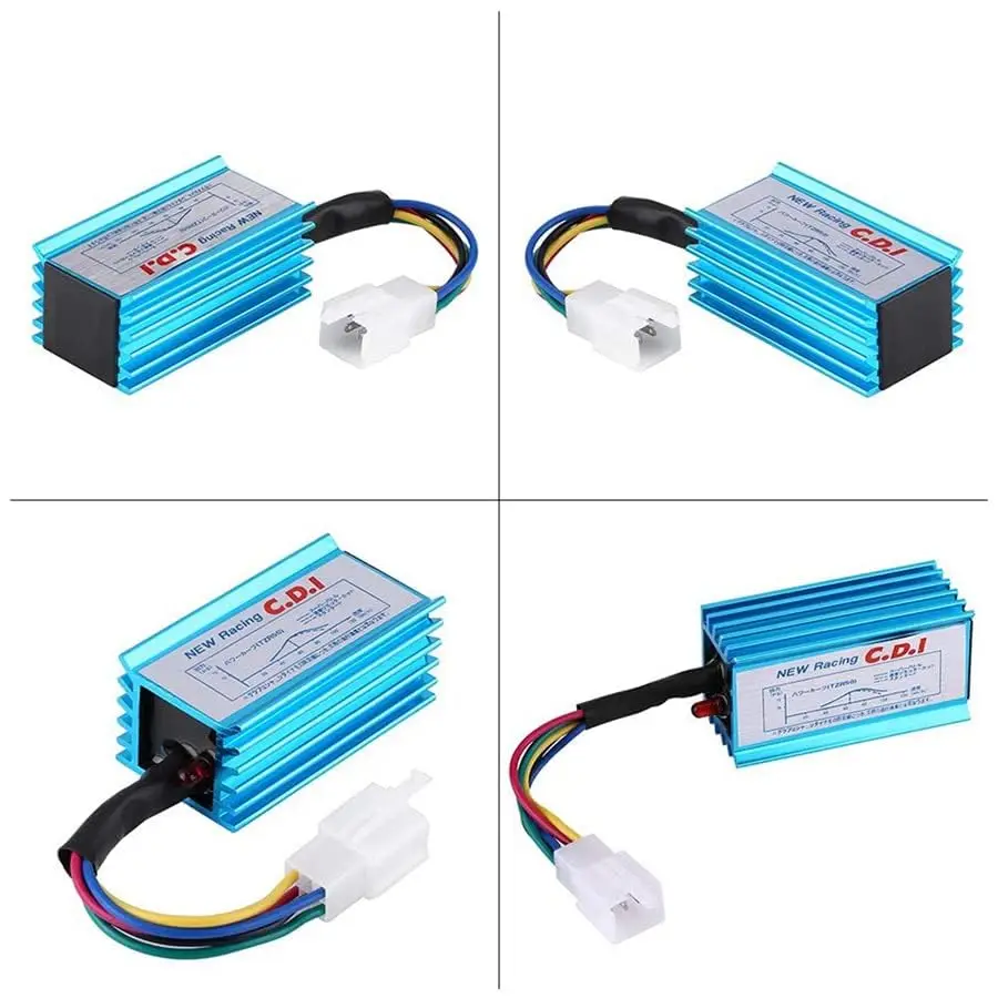 

5x CDI Coil Wiring Loom Spark Plug Kill Switch Kit for 50cc-150cc Kick Start ATV
