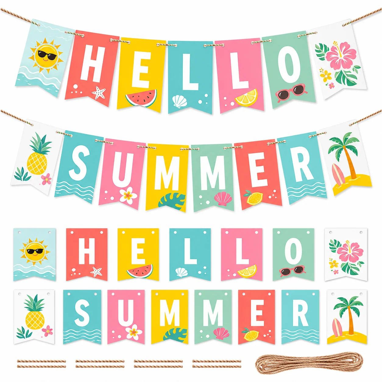 Individuelles 'Hello Summer' P – Summer Clothing Banner Bewertung und Preis